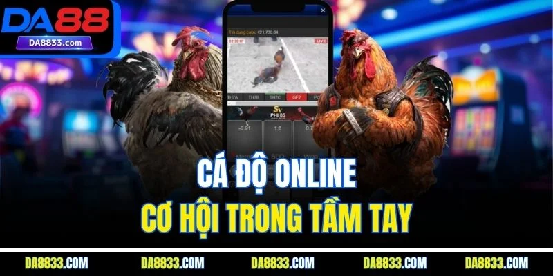 Cá độ online, cơ hội trong tầm tay