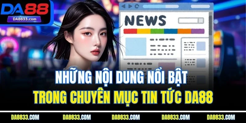 Những nội dung nổi bật trong chuyên mục tin tức DA88